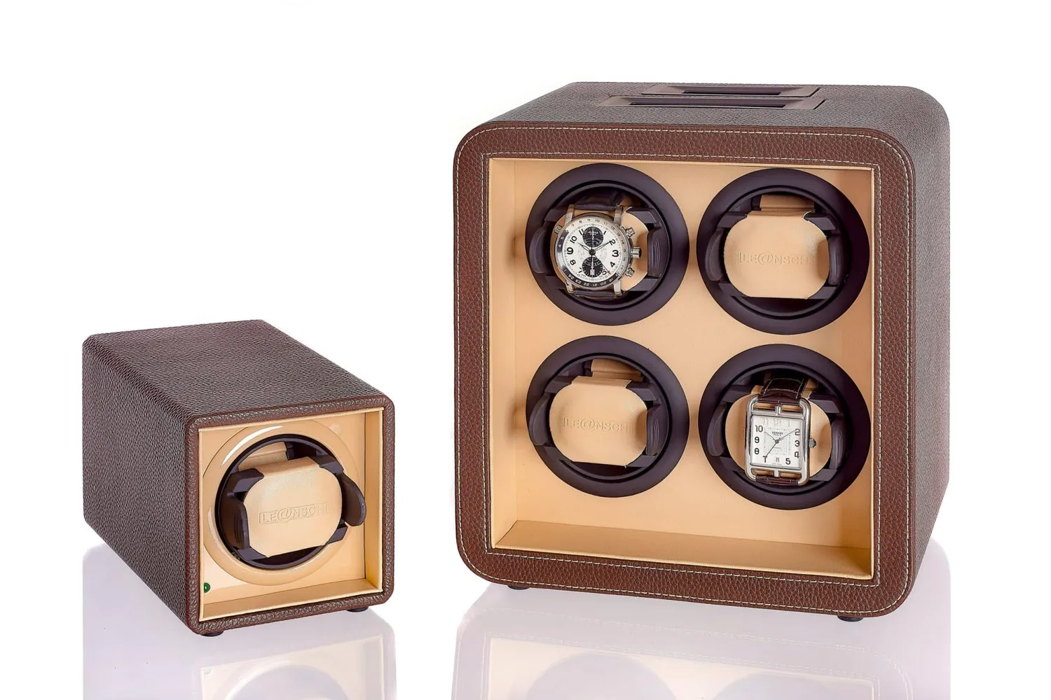 Leanschi WS01 watch winder Classic Chocolate Edition
