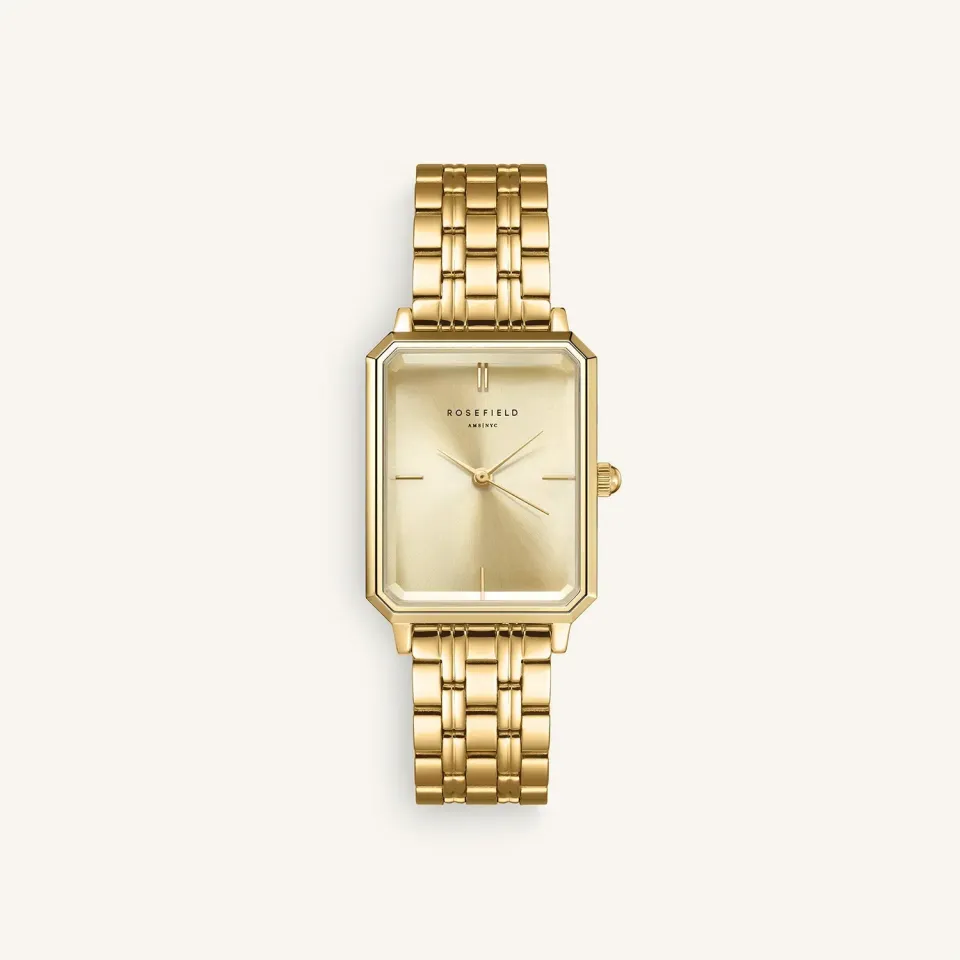 Rosefield Octagon Champagne klokke gull