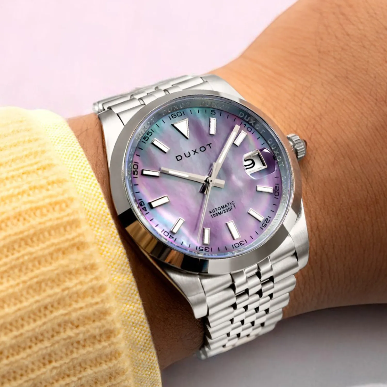 Duxot Vezeto Mother Of Pearl automatisk klokke perlemorskive