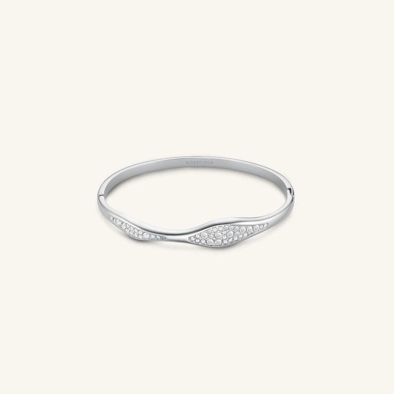 Rosefield Pave Wave Bangle armring gull
