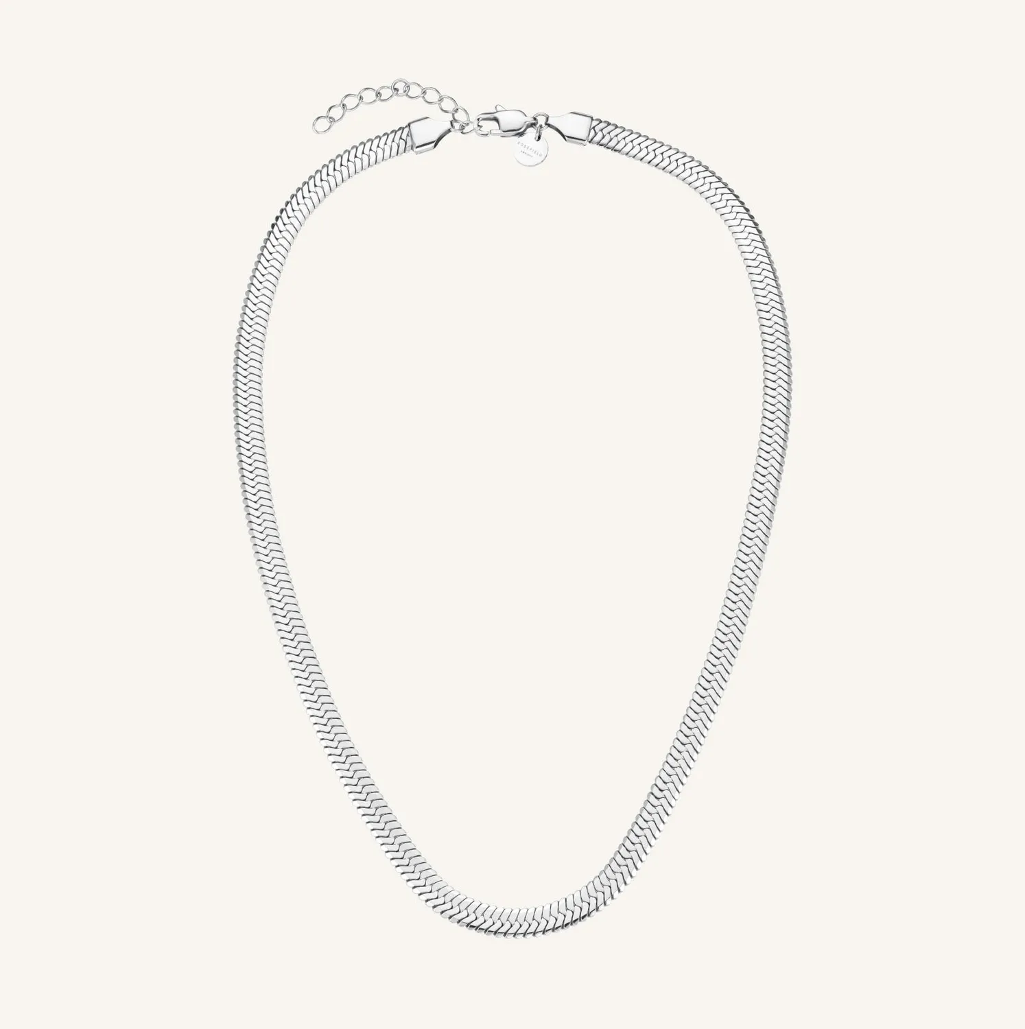 Rosefield Large Snake Necklace halskjede gull 6 mm