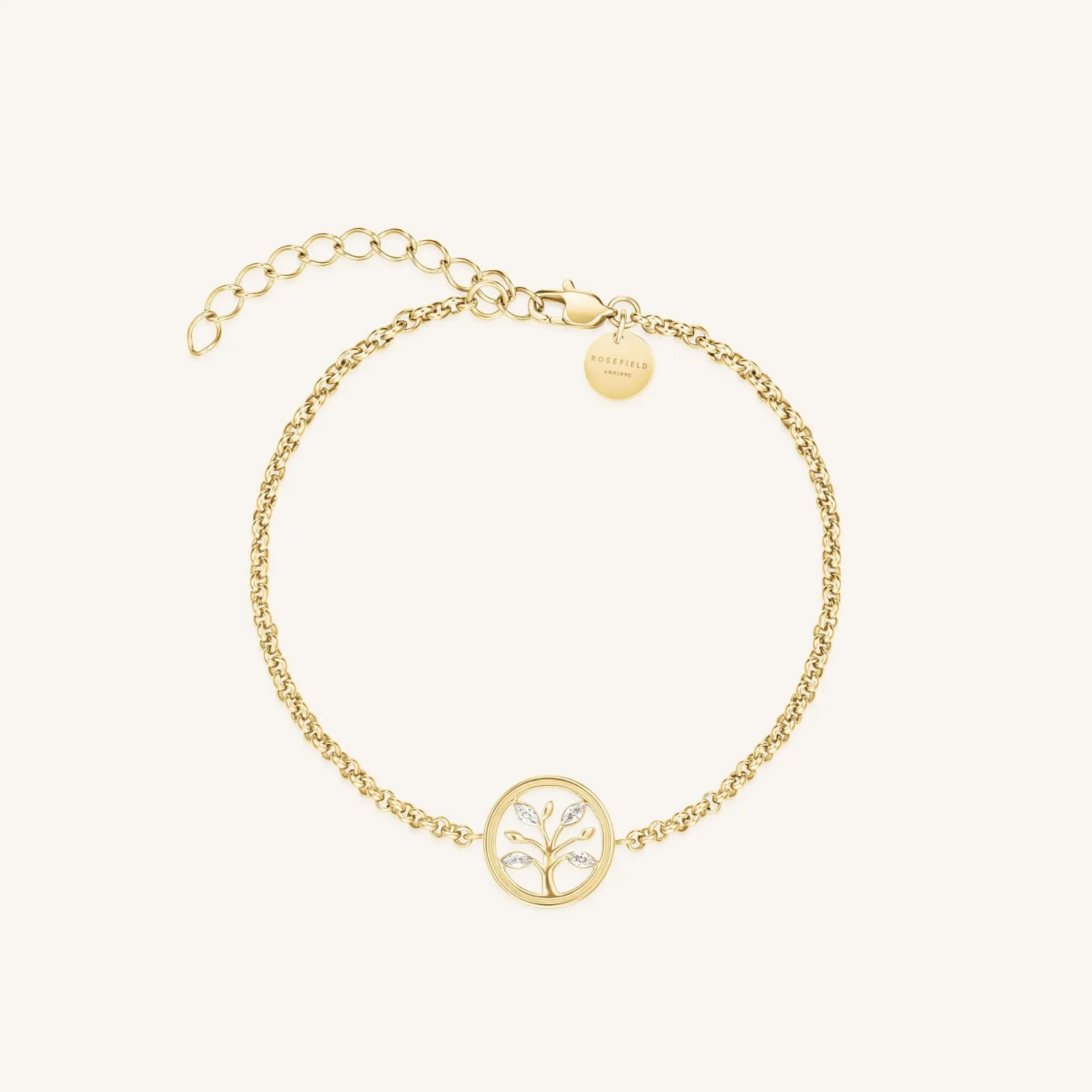 Rosefield Tree of Life Bracelet armbånd gull justerbart
