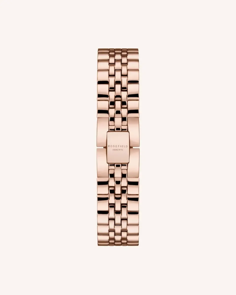 Rosefield Boxy XS klokkerem 14 mm roségull i stål