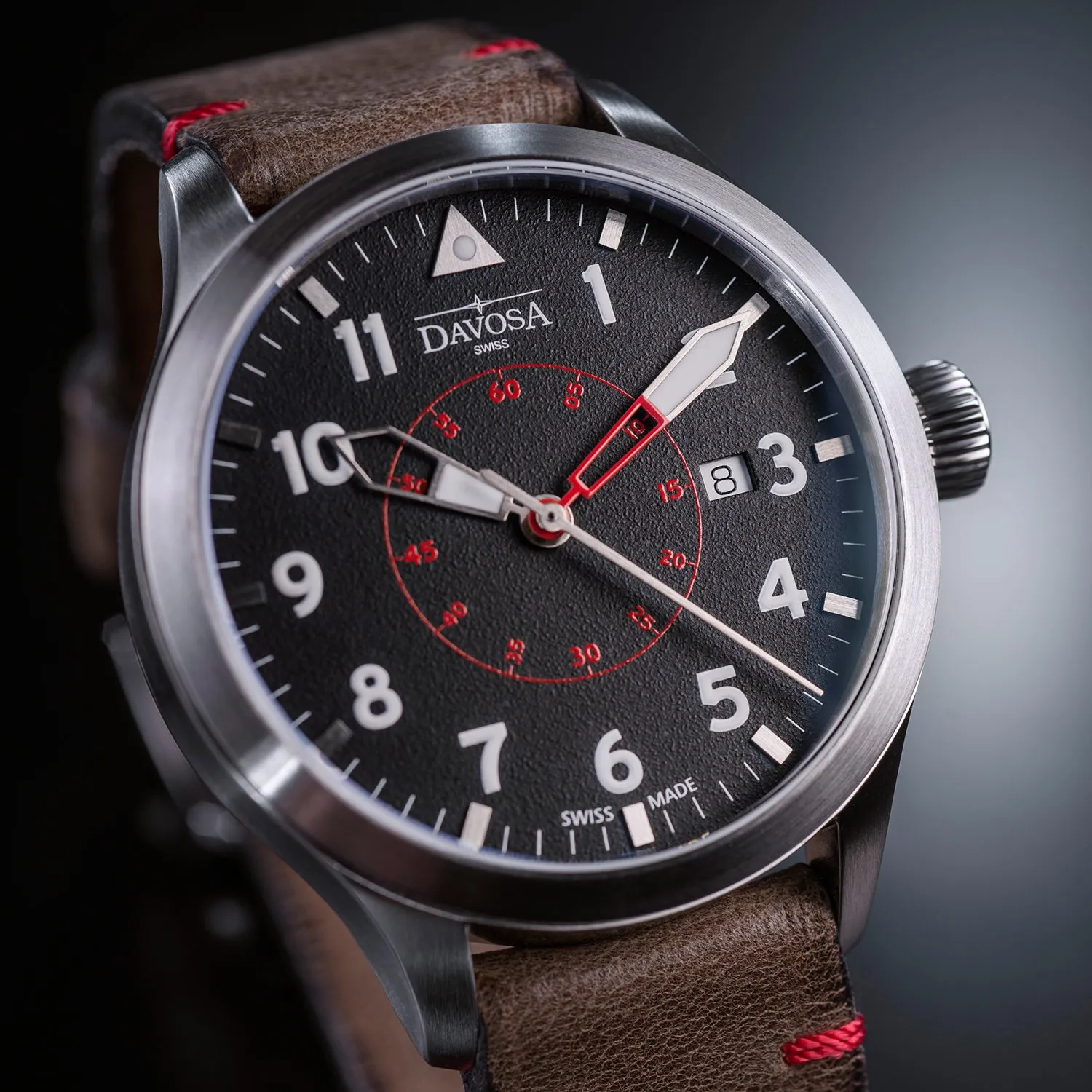 DAVOSA Neoteric Pilot automatisk pilotklokke 42 mm