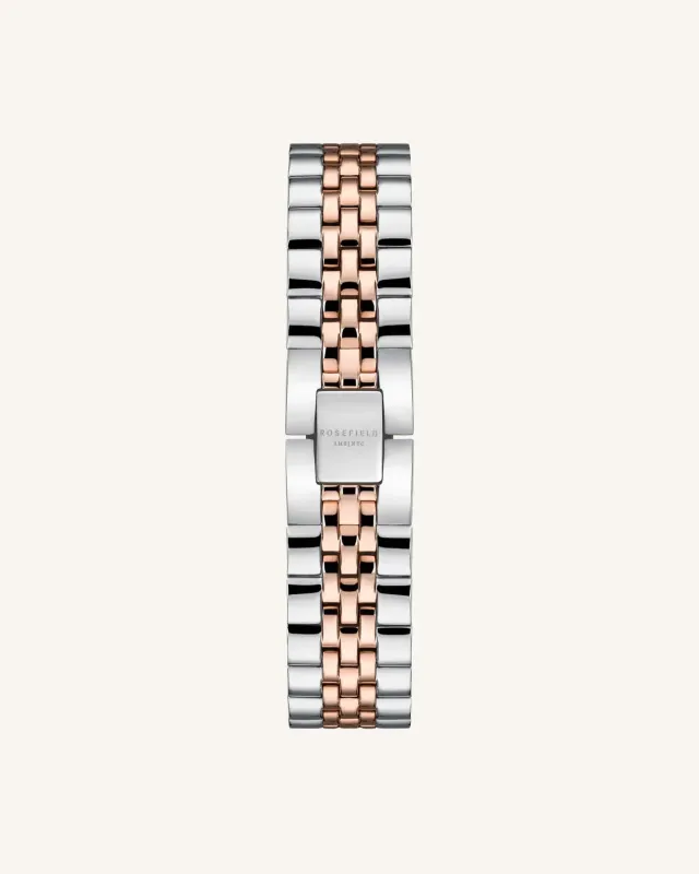 Rosefield Silver Rose gold Strap klokkelenke 38 mm 18 mm
