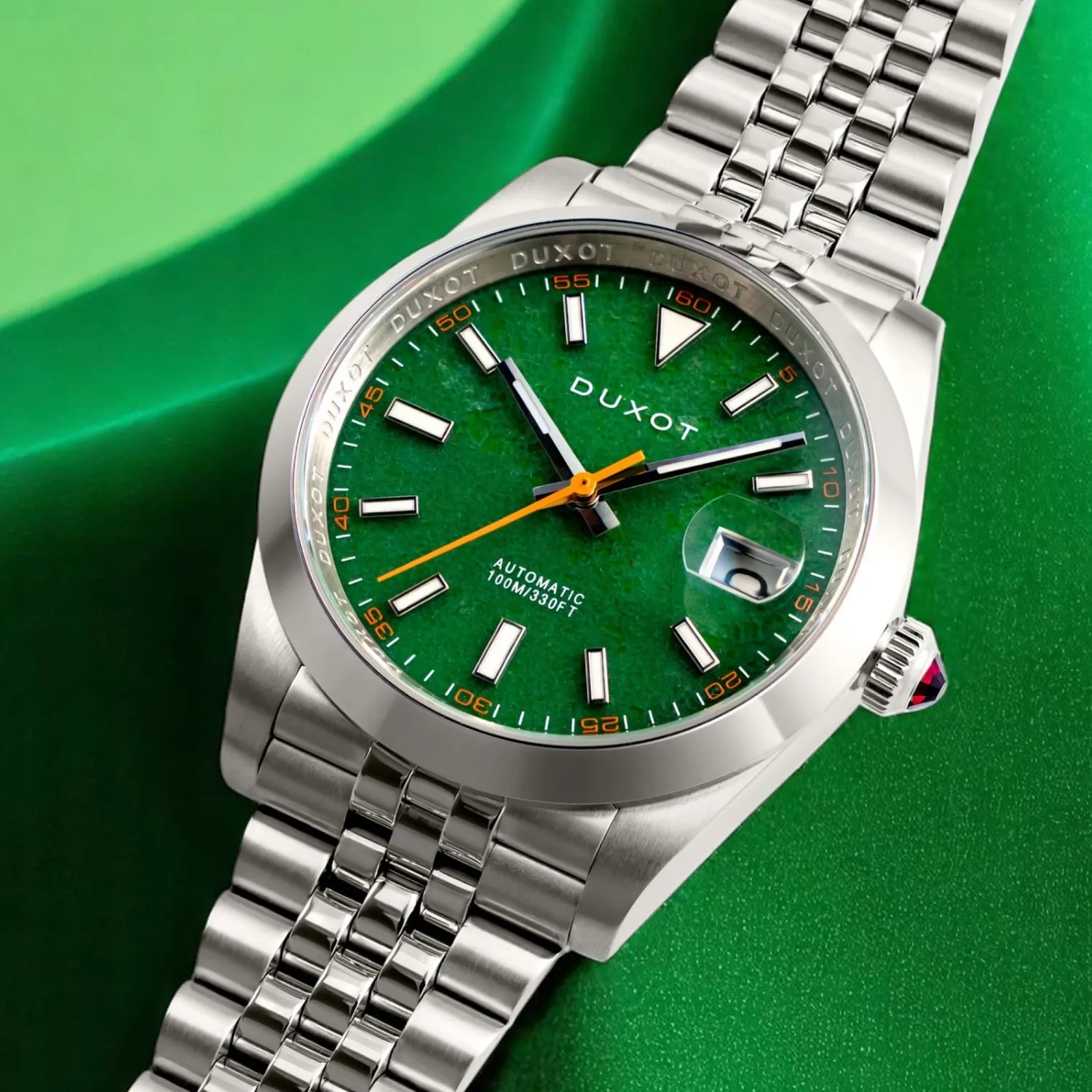 Duxot Vezeto Aventurine automatisk klokke 40 mm