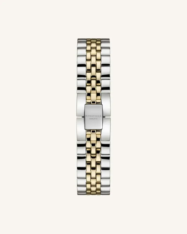 Rosefield Silver Gold Strap klokkelenke 33 mm 16 mm
