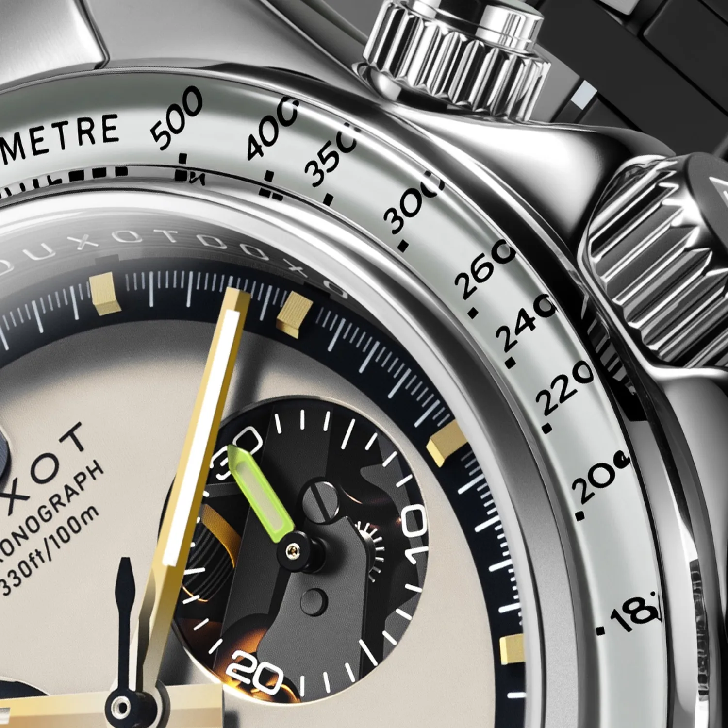 Duxot Accelero Luminara Limited Edition automatisk kronograf Lunar Glow