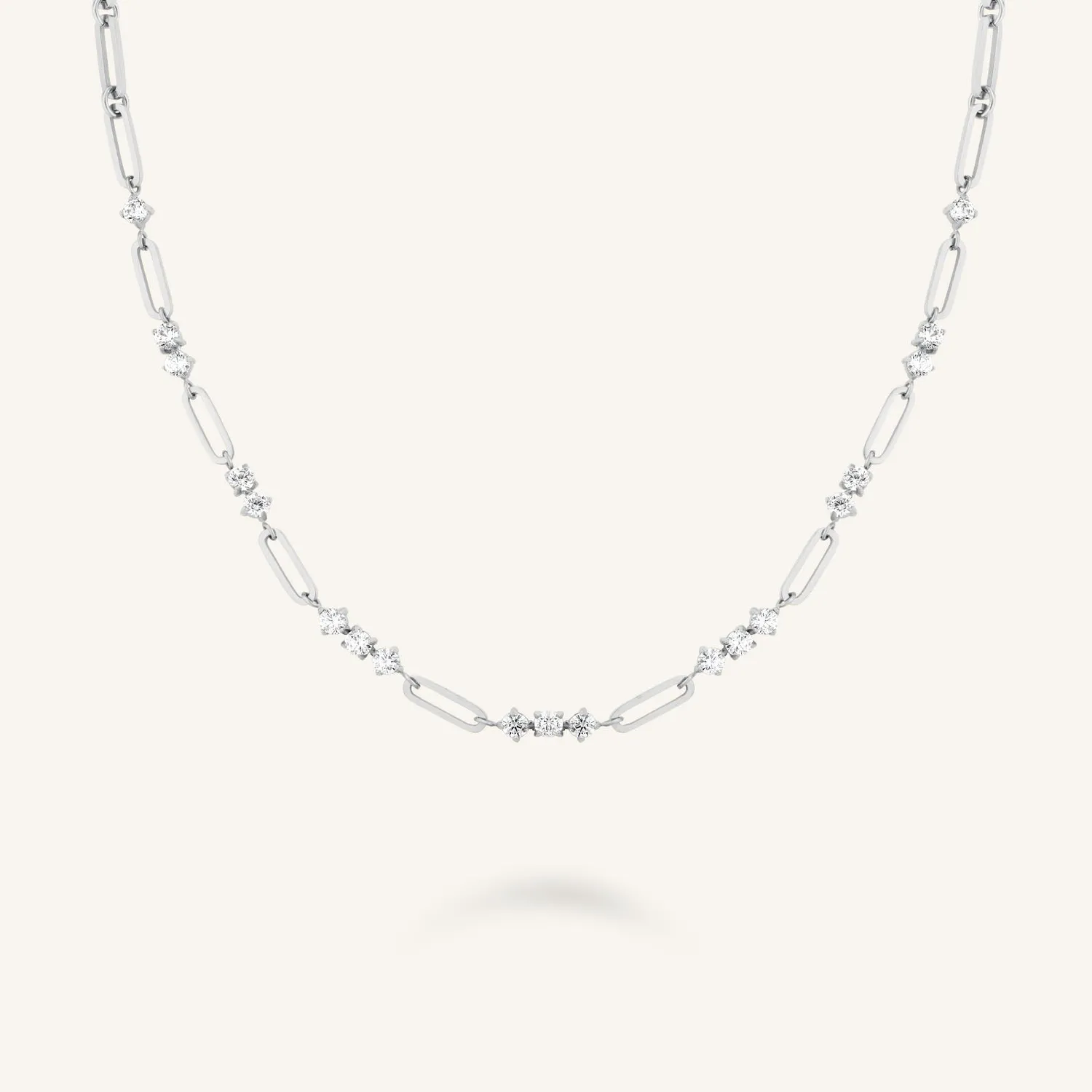 Rosefield Stones Bar Necklace halskjede gull 42–46 cm