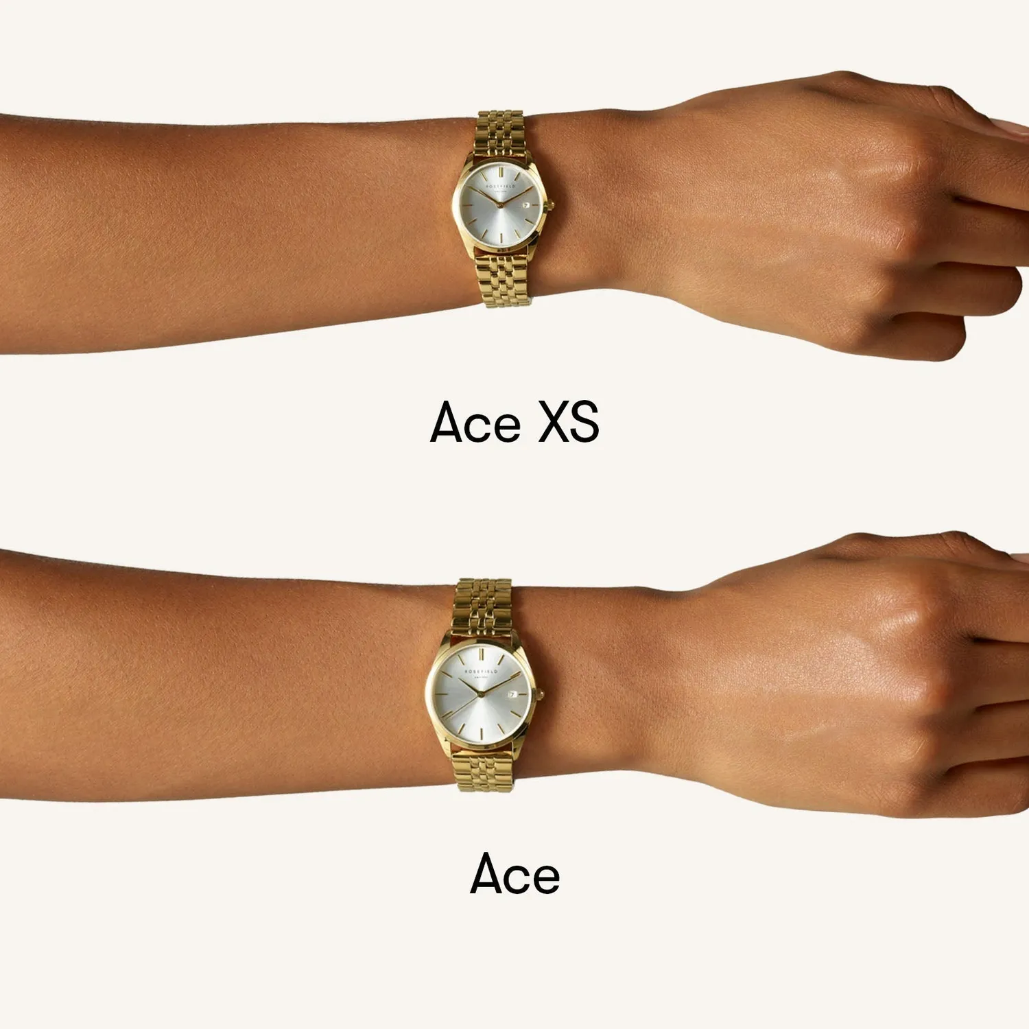 Rosefield Ace XS Duotone klokke 29 mm tofarget