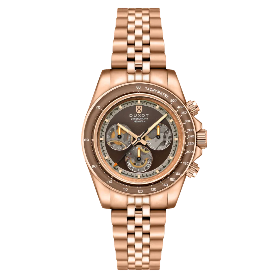 Duxot Accelero Bourbon Charm automatisk kronografklokke