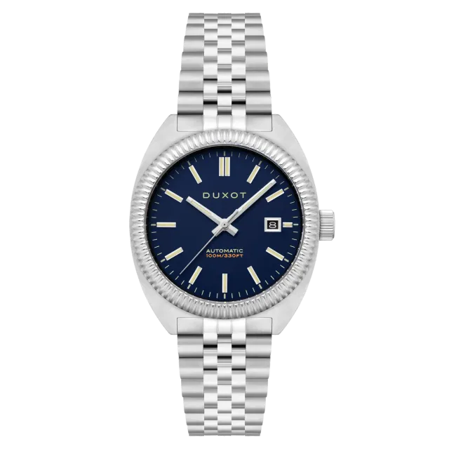 Duxot Siena Blue Horizon automatisk klokke blå 40 mm