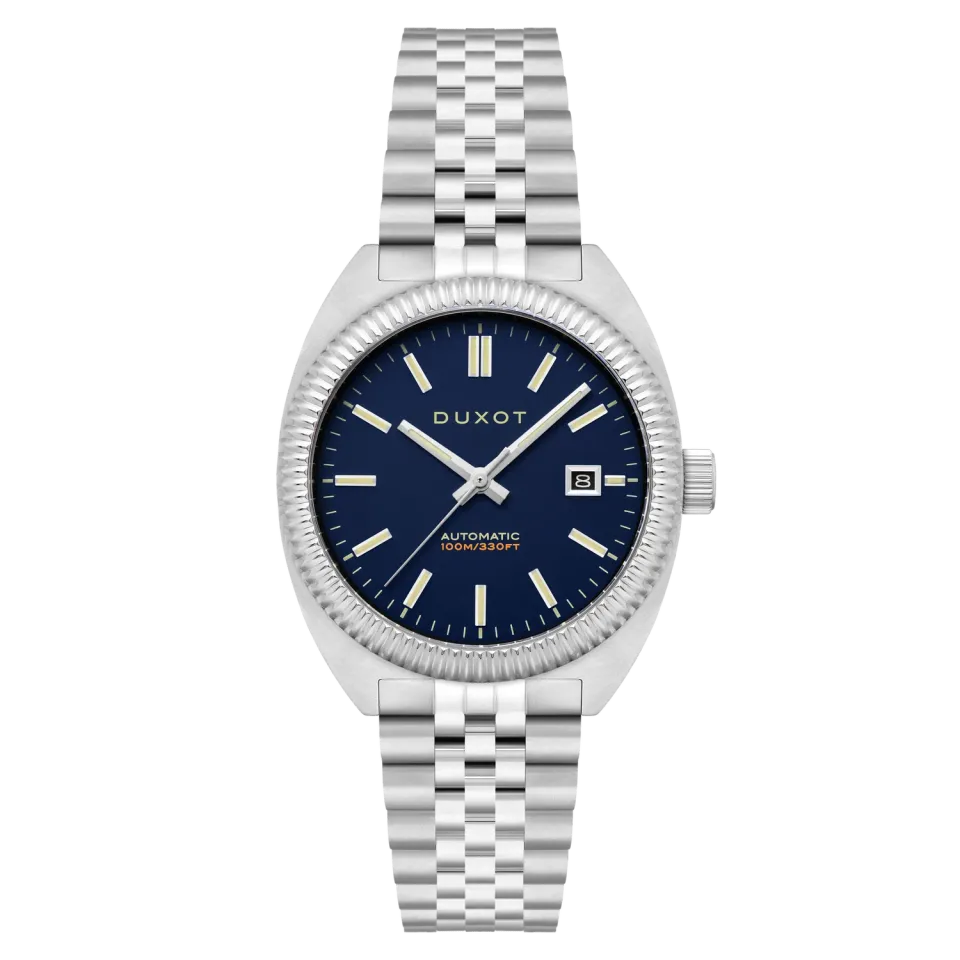 Duxot Siena Blue Horizon automatisk klokke blå 40 mm