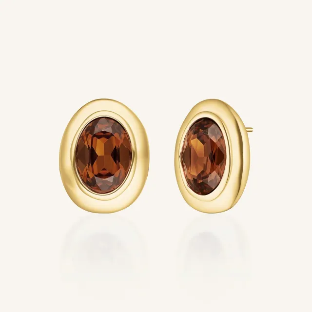 Rosefield Molten Earrings øredobber gull klips