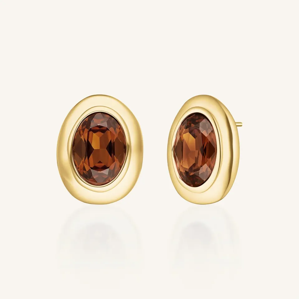 Rosefield Molten Earrings øredobber gull klips