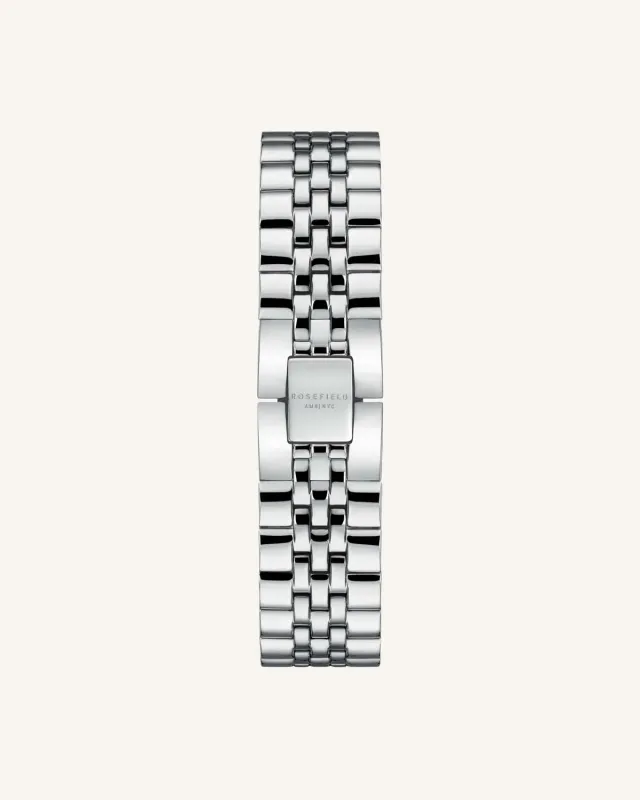 Rosefield Silver Strap klokkerem 18 mm sølv stål