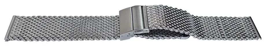 Perfekt Ur MESHLENKE 18MM FOLDELÅS klokkerem 18 mm lær