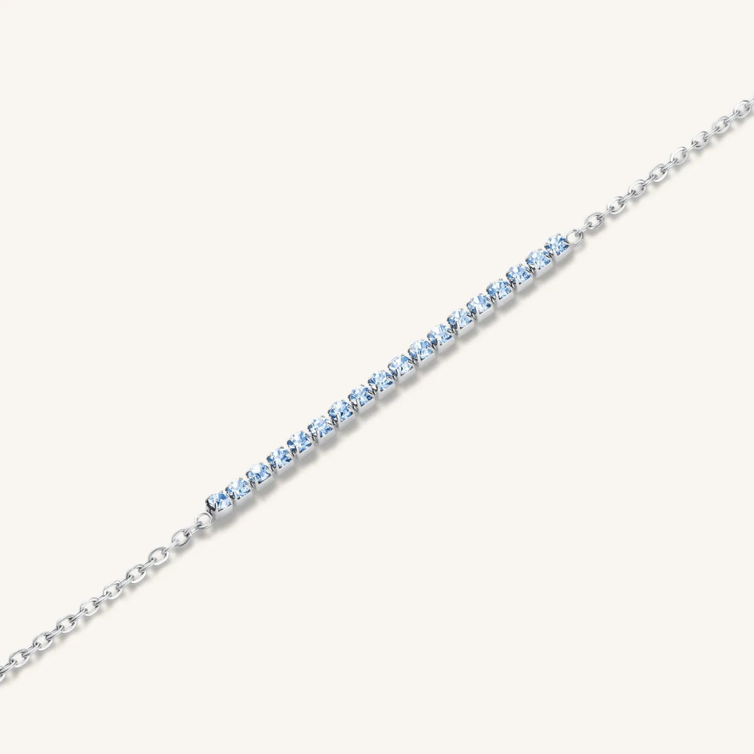 Rosefield Tennis Bracelet armbånd gull justerbart 16,5–19,5 cm