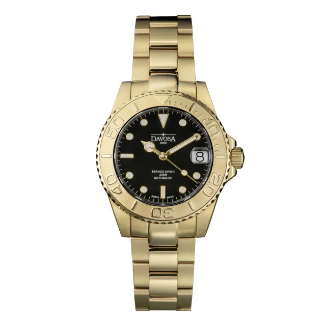 DAVOSA Ternos Medium automatisk klokke 36,5 mm for smalt håndledd