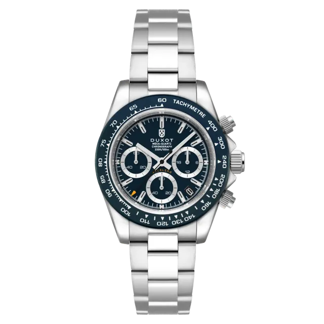 Duxot Accelero Chronograph klokke Cambridge Blue 40 mm