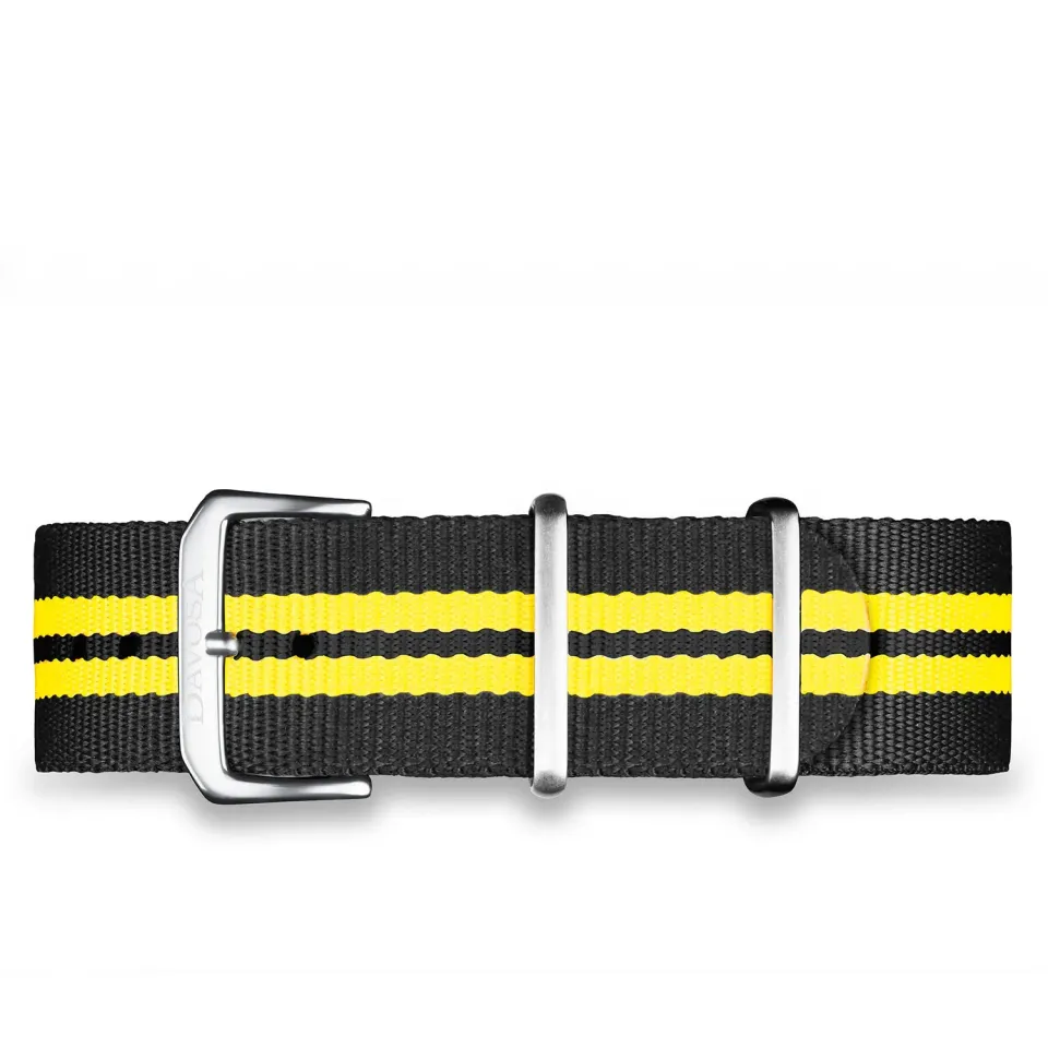 DAVOSA Nylon Black klokkerem 20 mm nylon