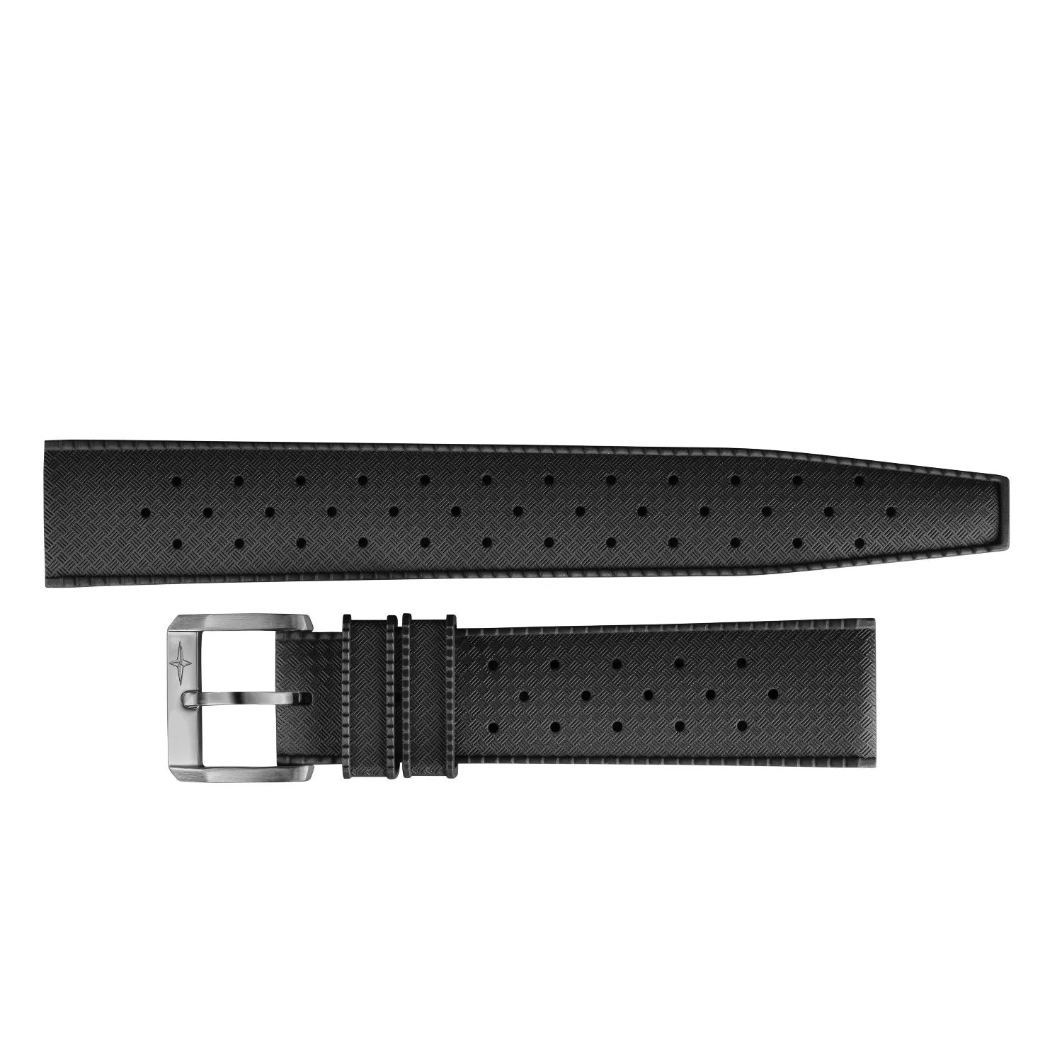 DAVOSA Tropical Rubber klokkerem svart 20 mm hurtigbytte
