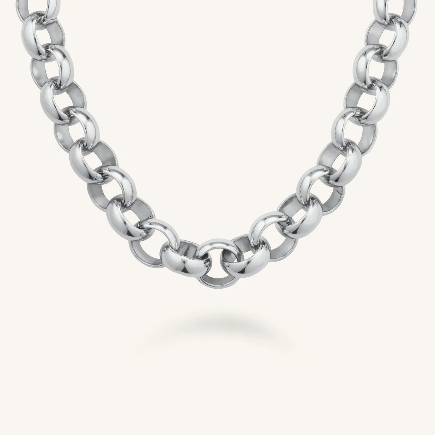 Rosefield Essentials Chunky Necklace halskjede, gull, justerbart