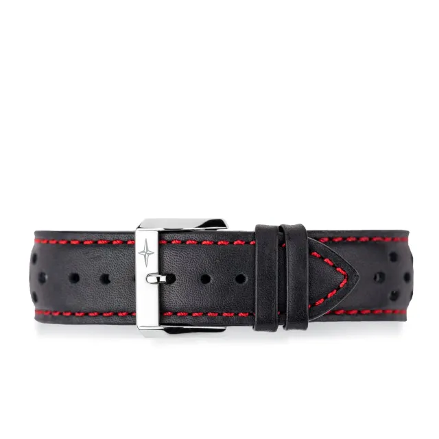 DAVOSA Calfskin Black 22mm Large klokkerem svart 22 mm