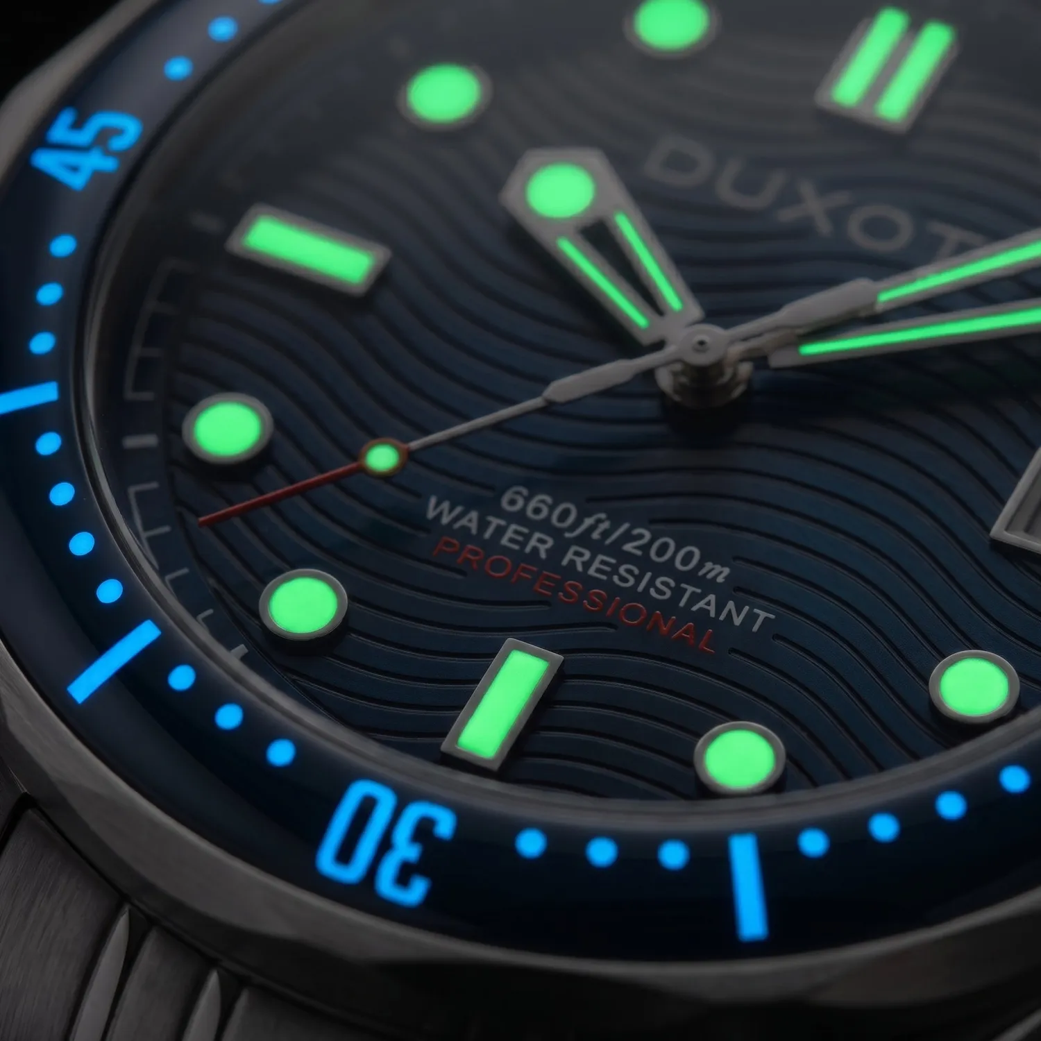 Duxot Henri Diver Automatic Presidential Blue dykkerklokke