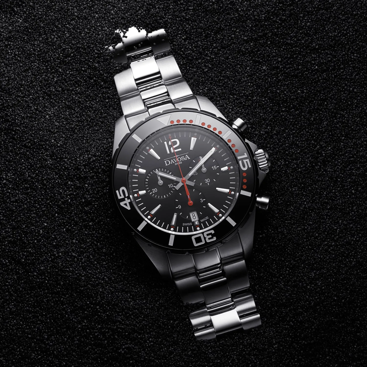 DAVOSA Nautic Star Chronograph dykkerklokke quartz