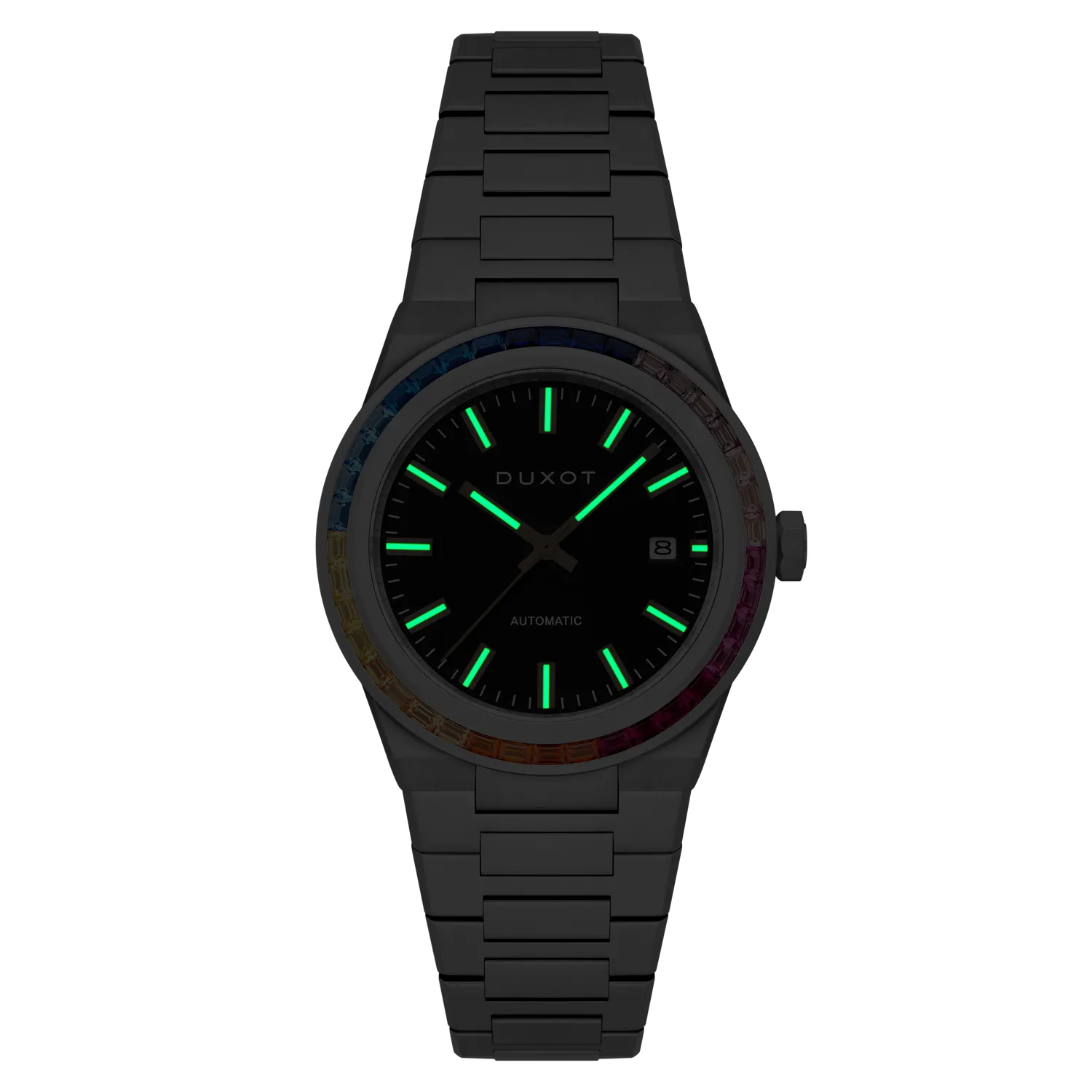 Duxot Alicante klokke Sable Rainbow 39 steiner utskiftbar bezel