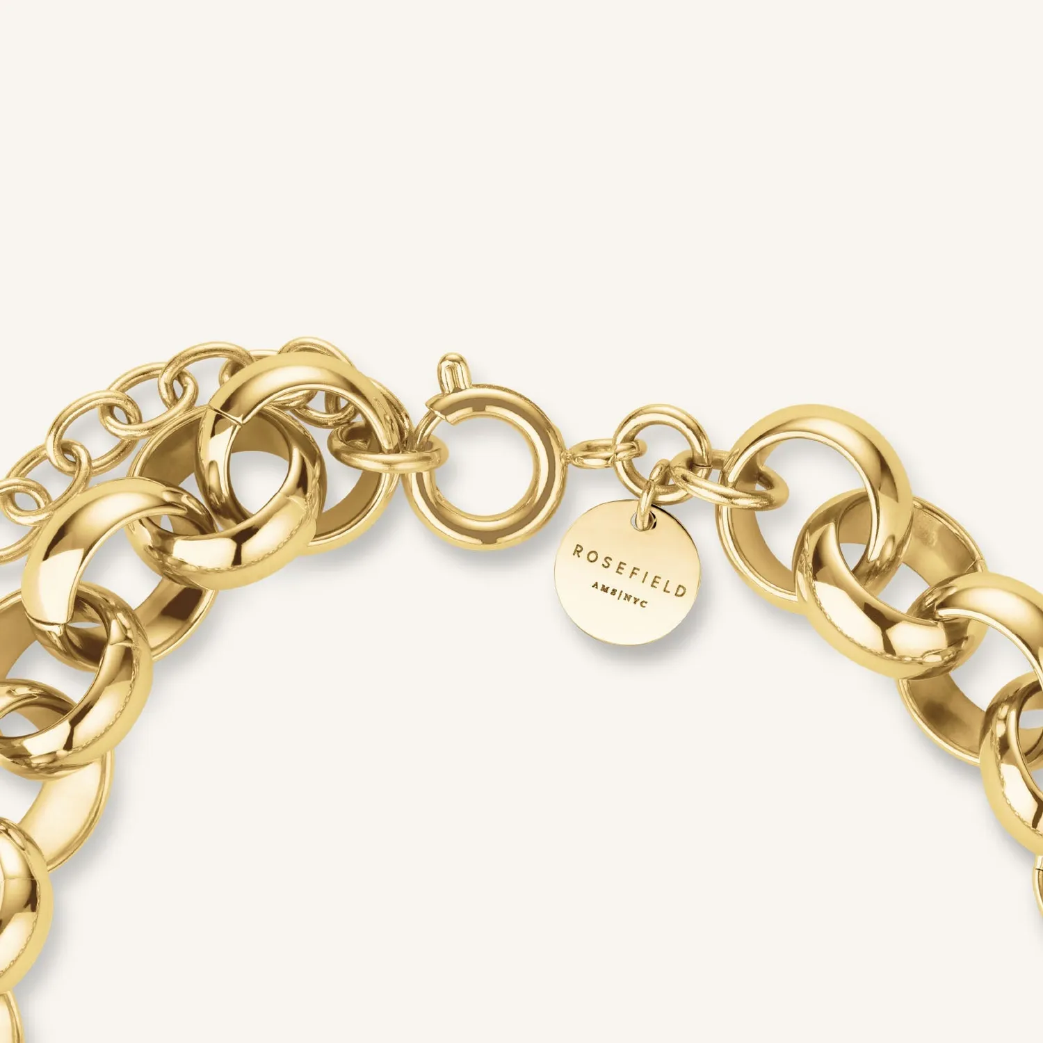 Rosefield Essentials Chunky Bracelet armbånd gull