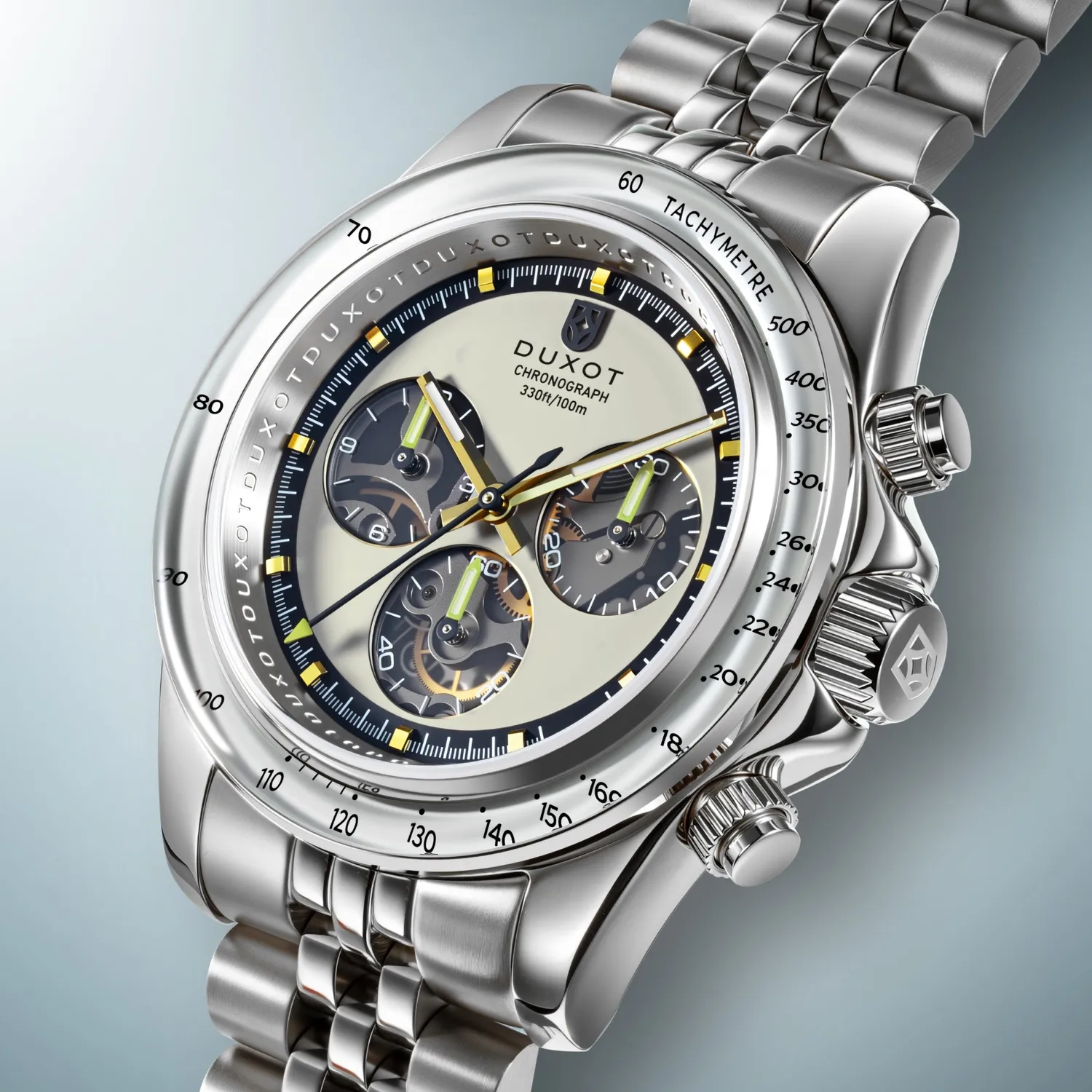 Duxot Accelero Luminara Limited Edition automatisk kronograf Lunar Glow