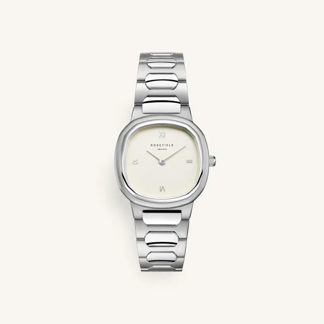 Rosefield Gaia Silver klokke sølv 30 mm uten gravering