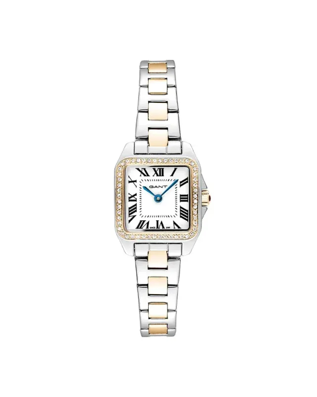 Gant Seneca Bijou klokke G193102 tofarget hvit 22,5 mm