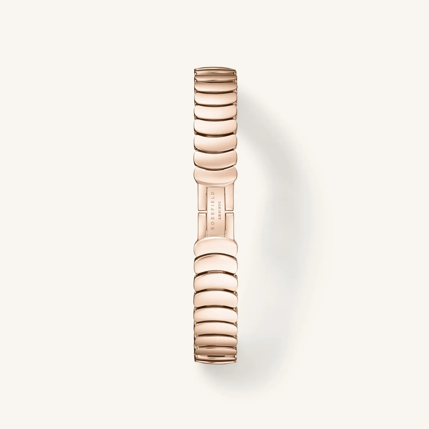 Rosefield Ovale Rose Gold klokke 22 × 29 mm