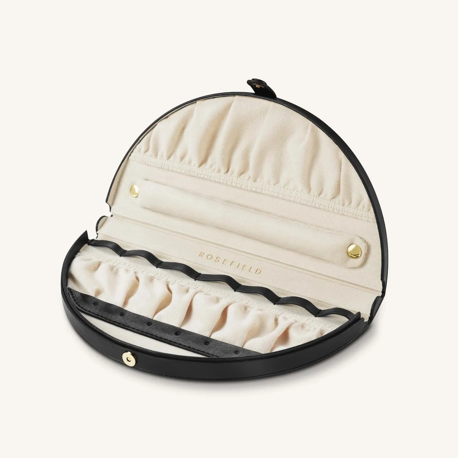 Rosefield Essentials Half-Moon Jewelry Pouch smykkepung