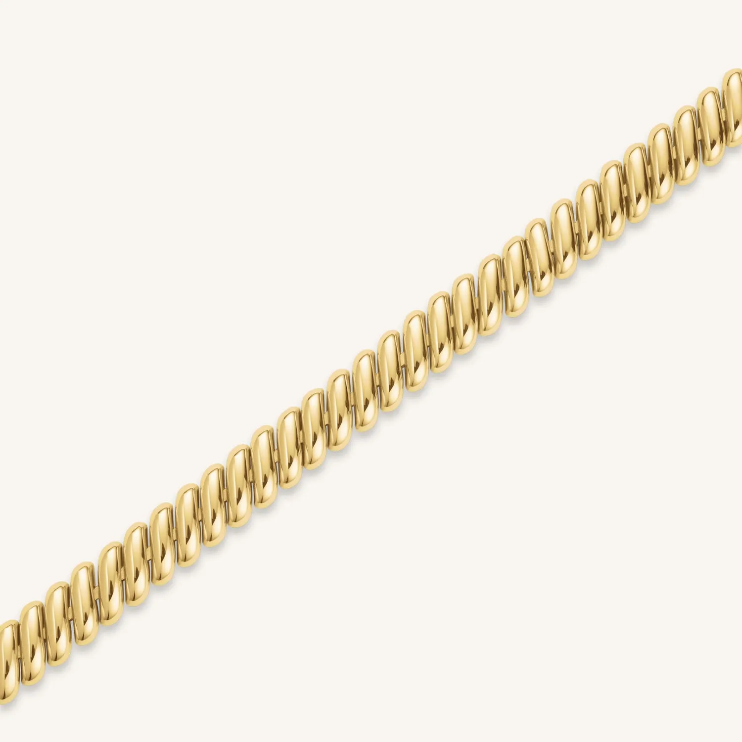 Rosefield Essentials San Marco Bracelet armbånd gull 16–18 cm