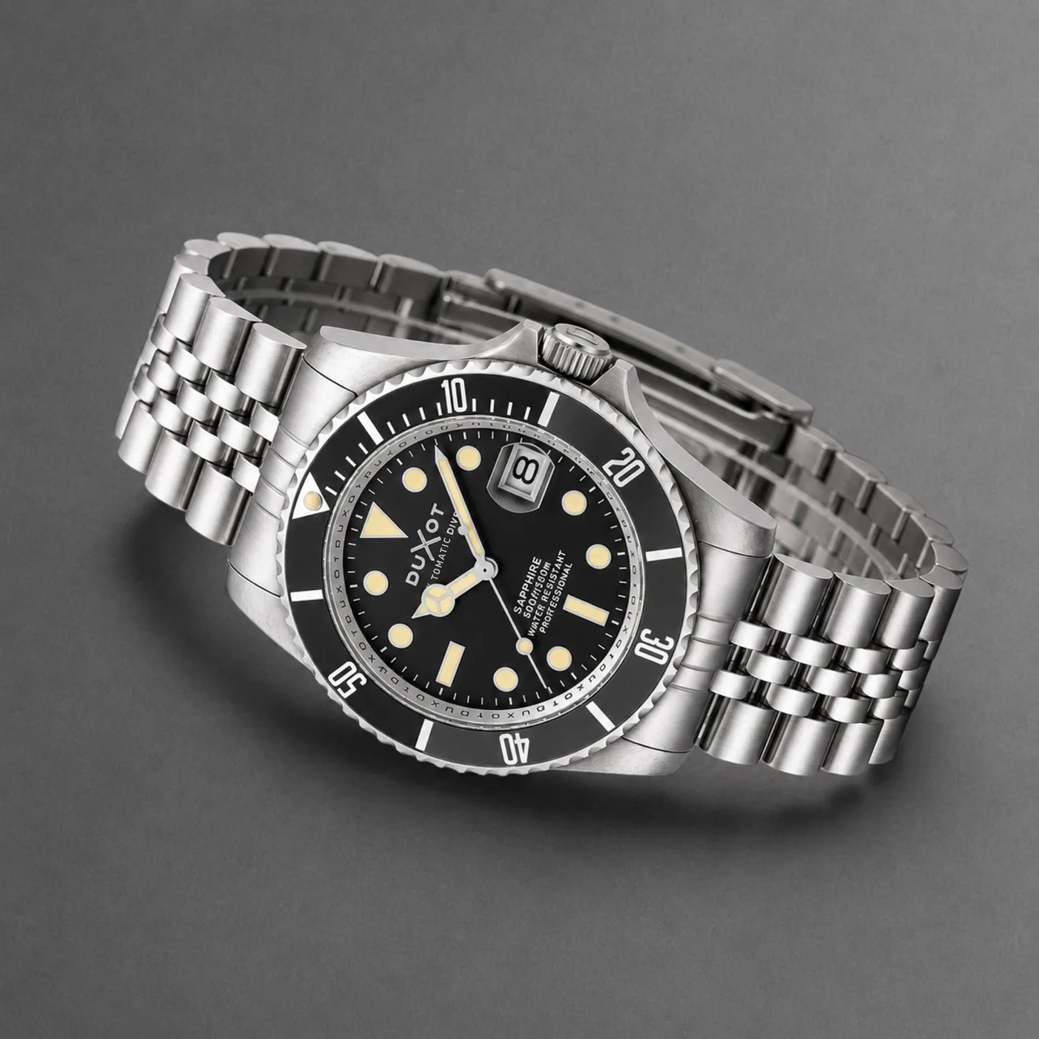 Duxot Atlantica Diver Automatic Charcoal Grey dykkerklokke