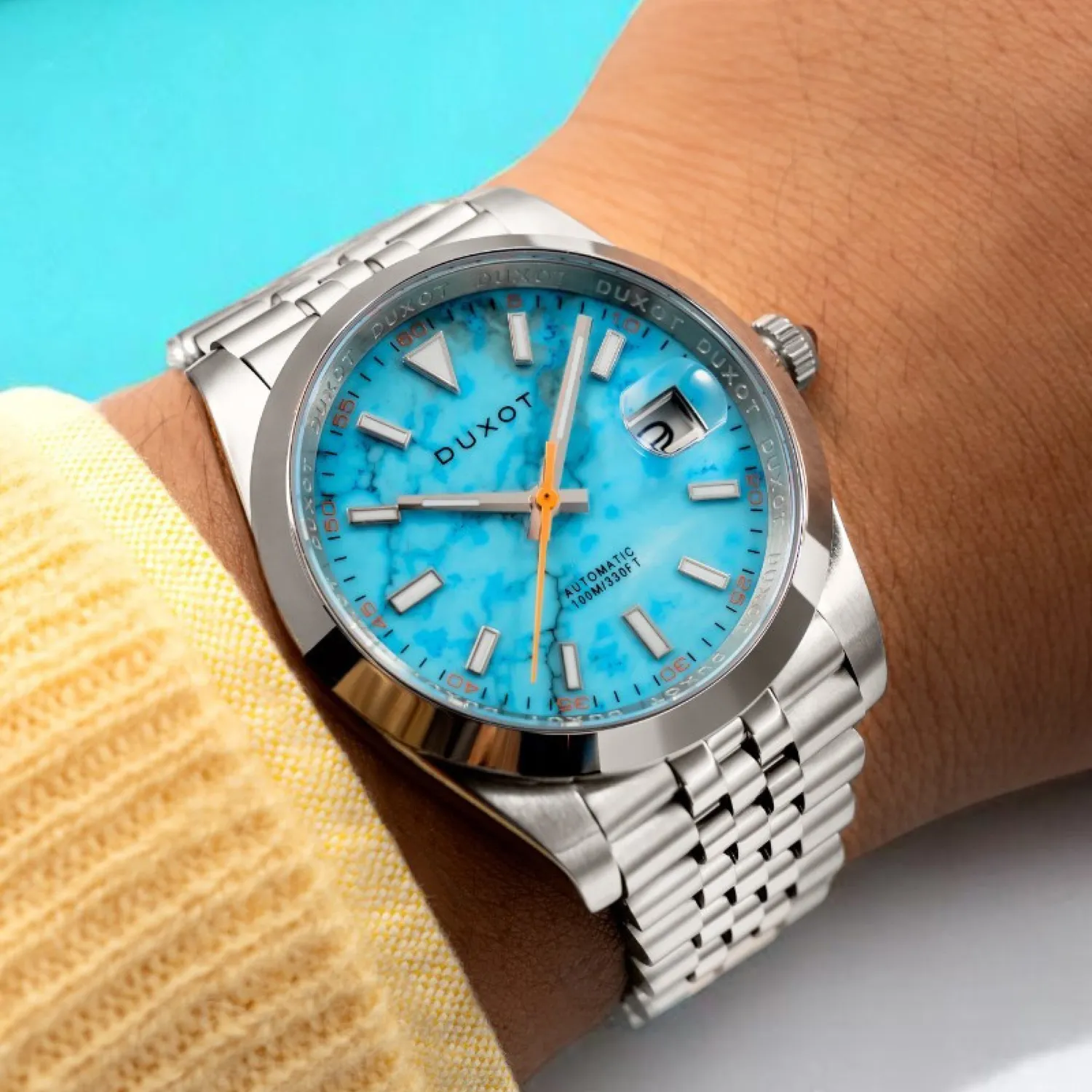 Duxot Vezeto Turquoise automatisk klokke