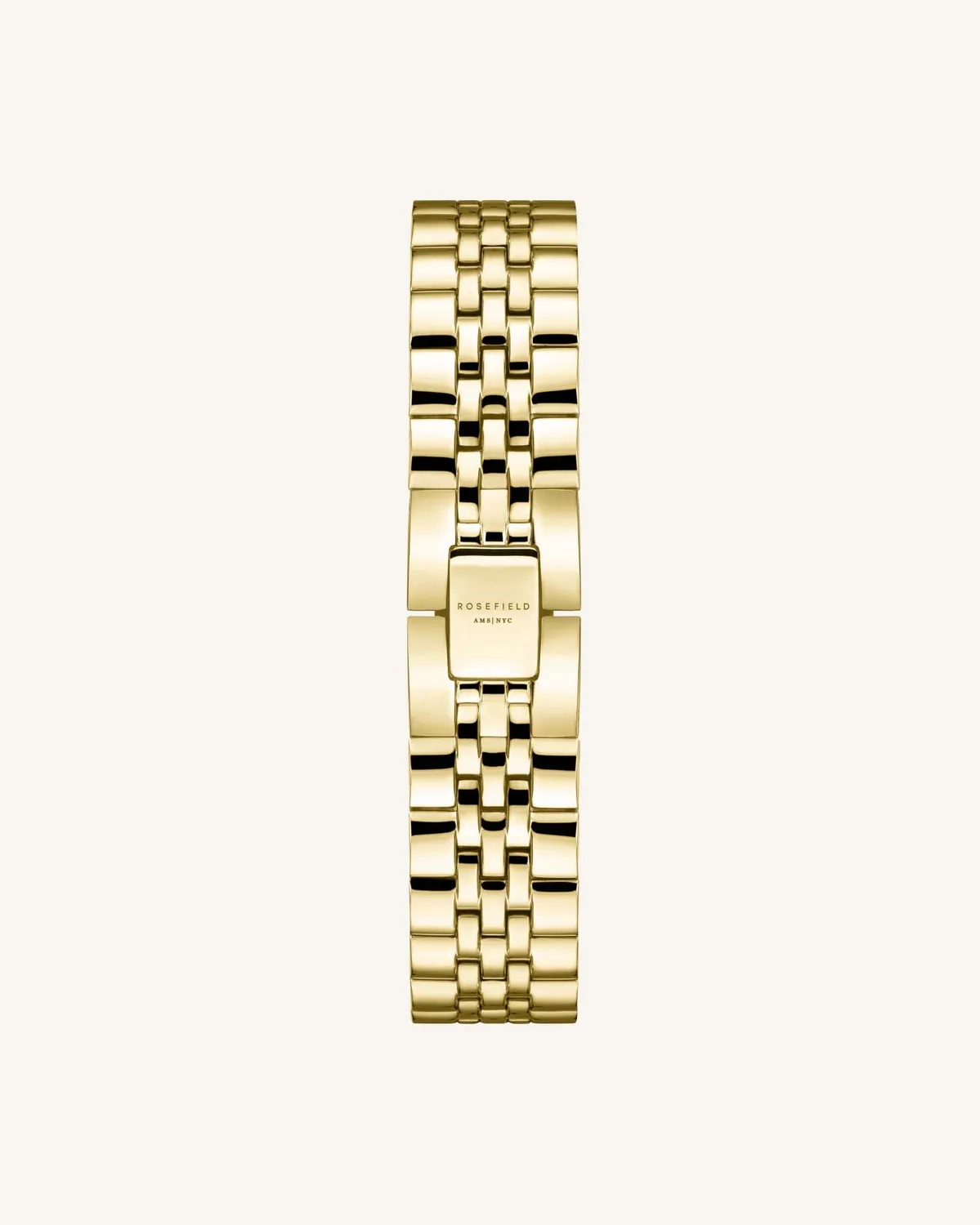 Rosefield Boxy XS Gold + Strap Gift Set klokke 22 x 24 mm gull