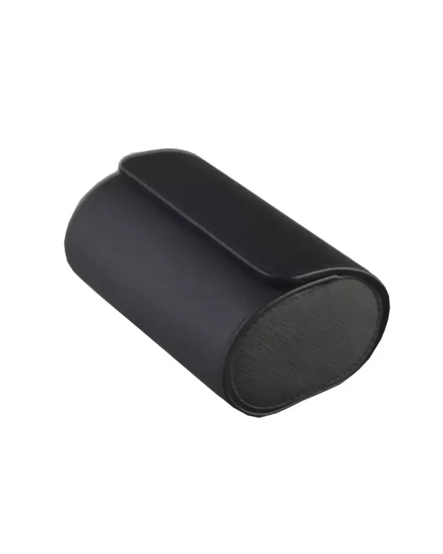 Perfekt Ur Klokkeboks Travel med 2 puter for 2 klokker sort