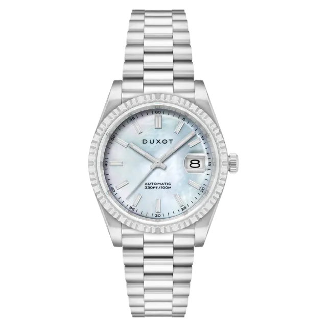 Duxot Marcel Mother Of Pearl automatisk klokke 40 mm