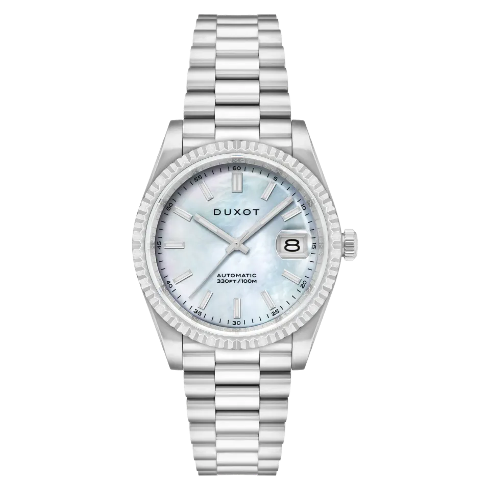 Duxot Marcel Mother Of Pearl automatisk klokke 40 mm