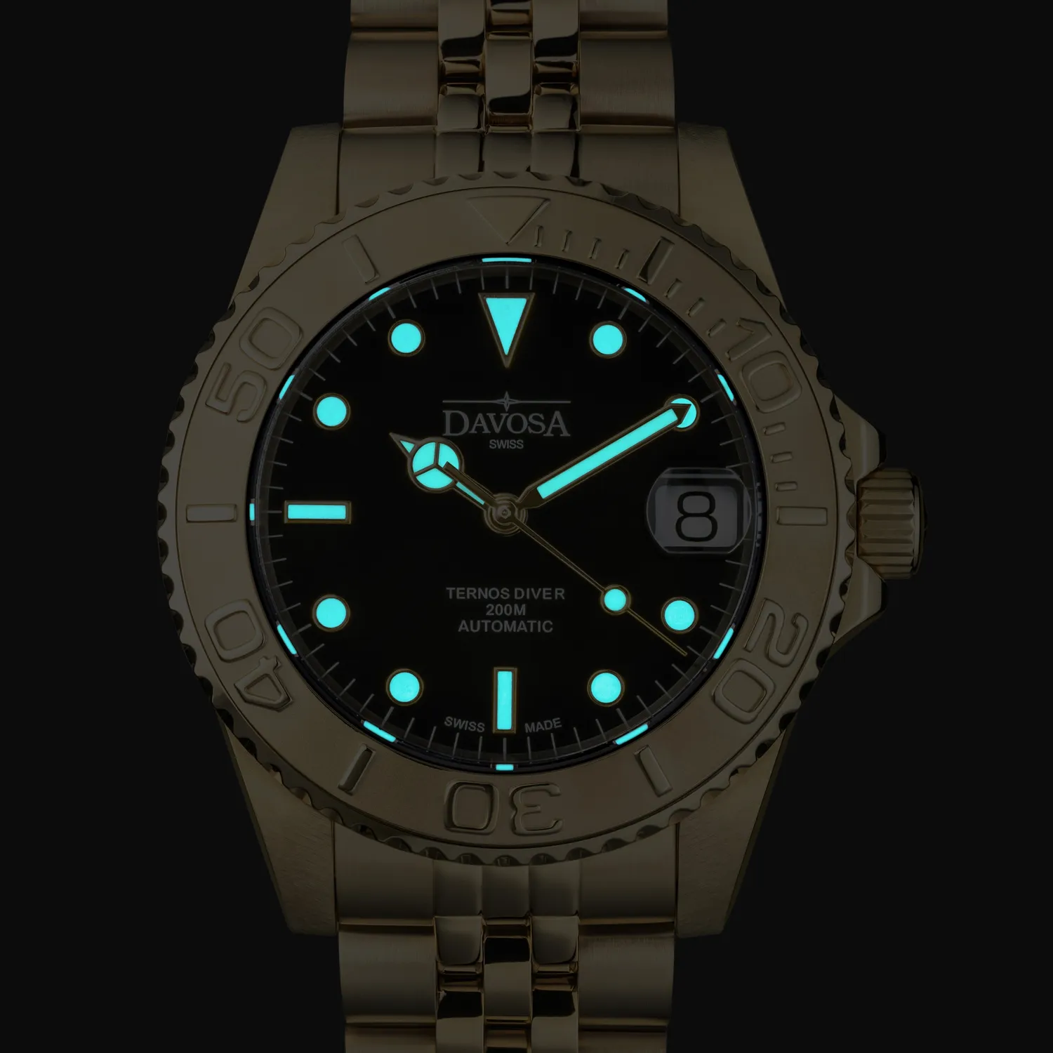 DAVOSA Ternos Medium automatisk dykkerklokke 36,5 mm