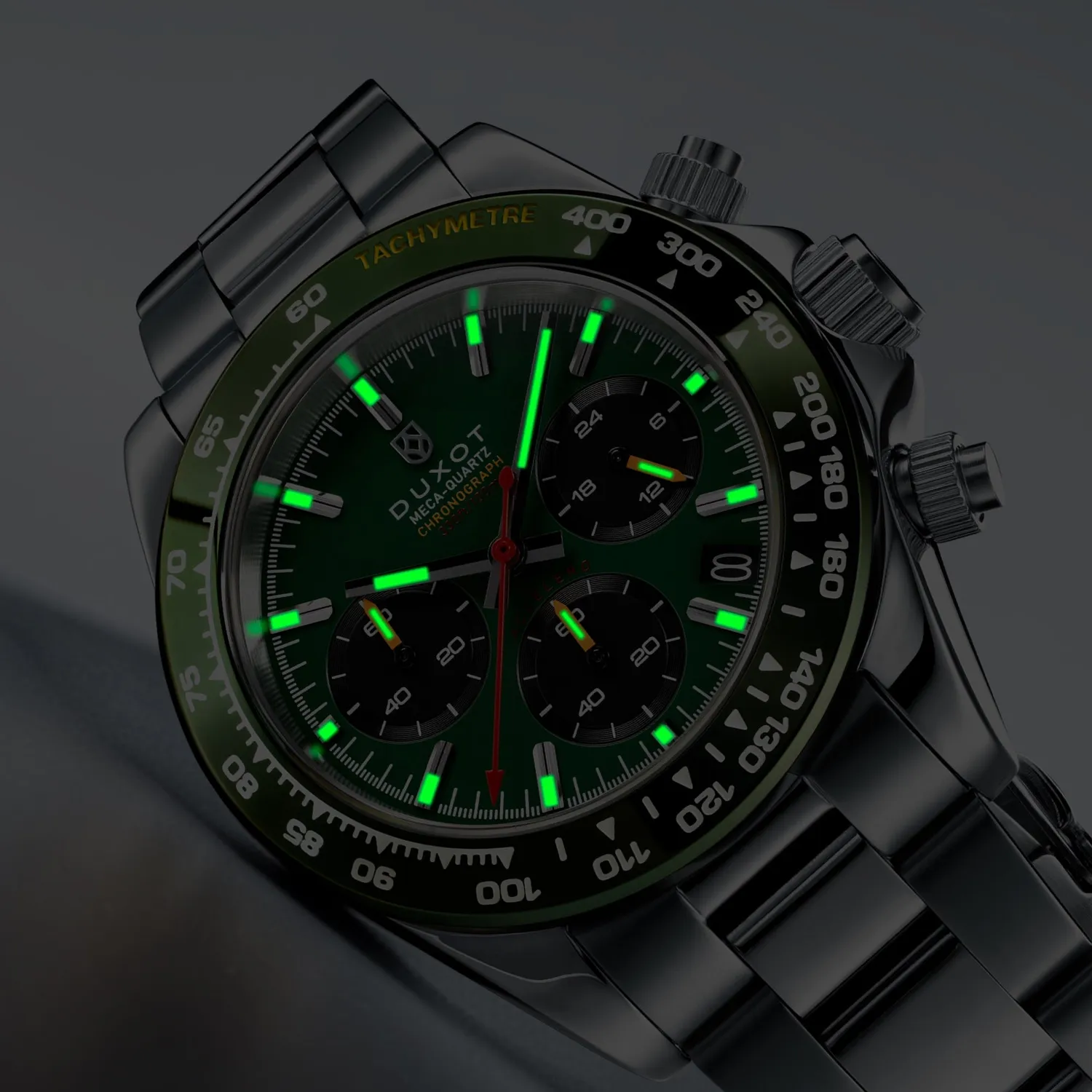 Duxot Accelero Chronograph kronograf Seafoam Splash 40 mm