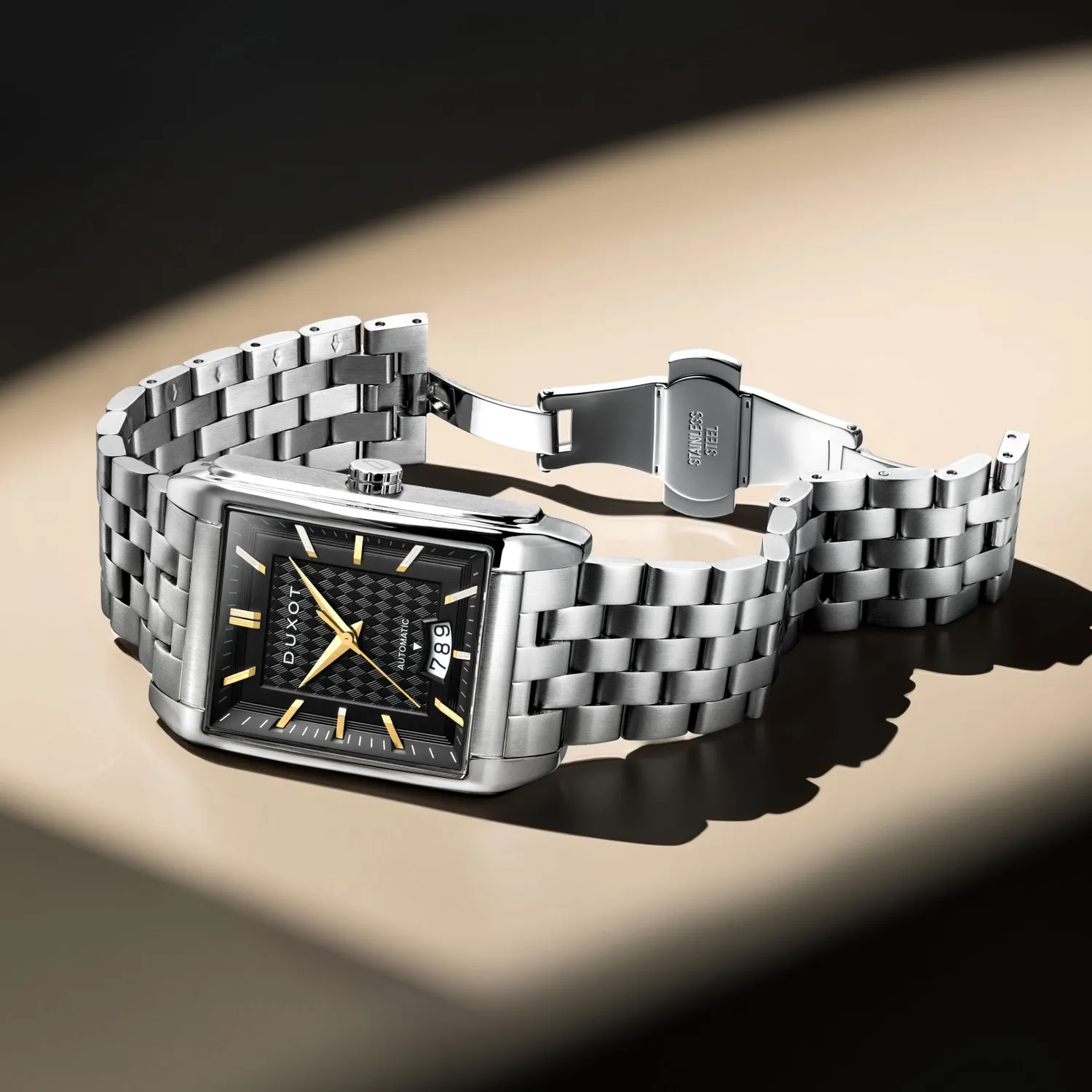 Duxot Livorno Sable Sparkle klokke, 33 mm rektangulær