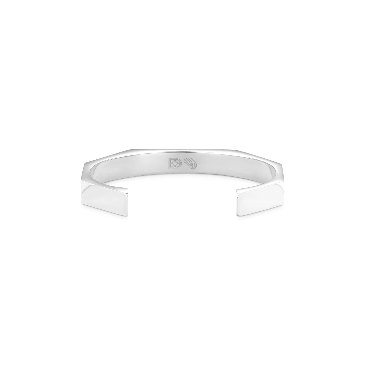 Duxot Serenata Matte Silver Meteorite armbånd med meteorittinnlegg