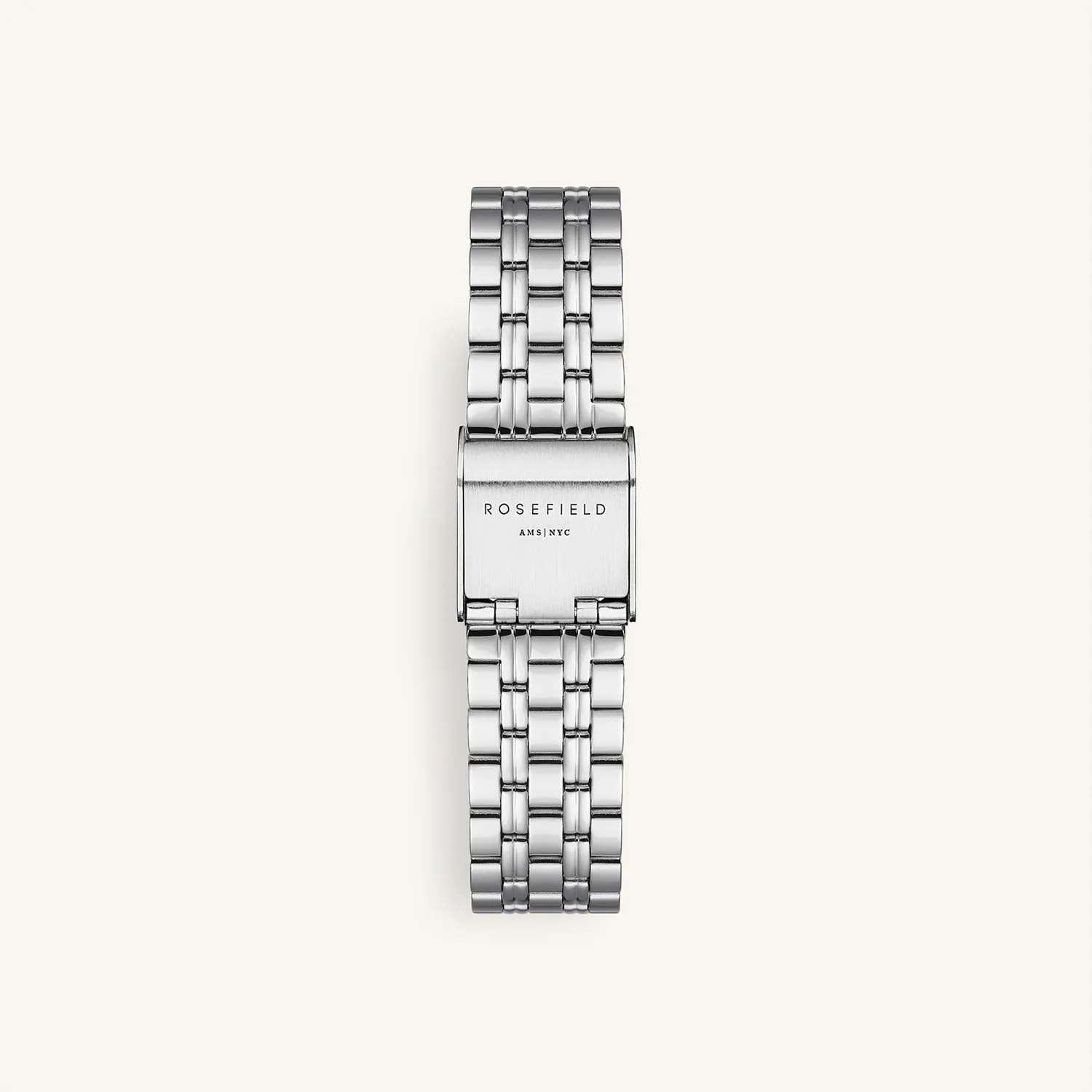 Rosefield Octagon Silver klokke 23 × 29 mm i sølv