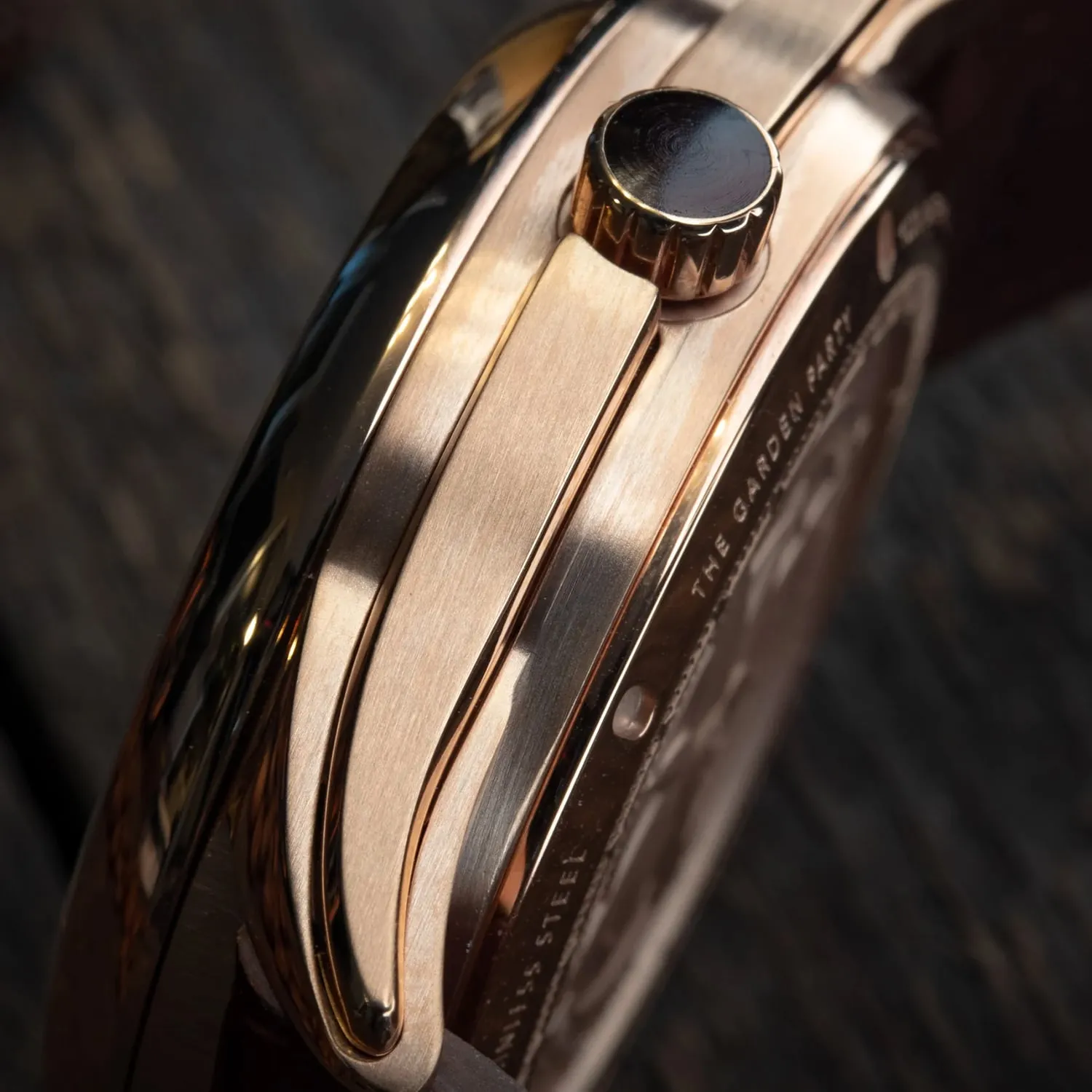 DeSanders Voyage GMT klokke Rosegold